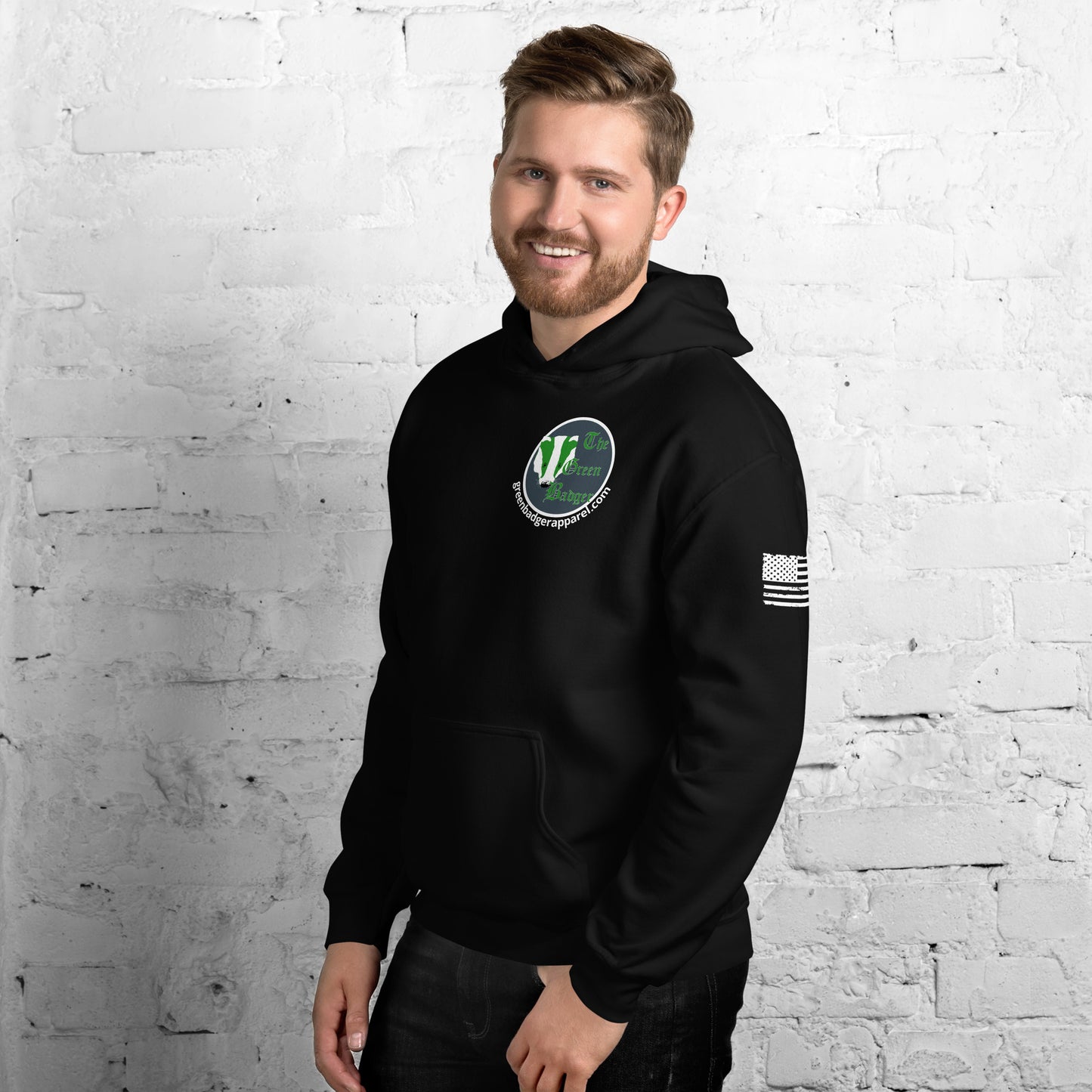The Green Badger Unisex Hoodie