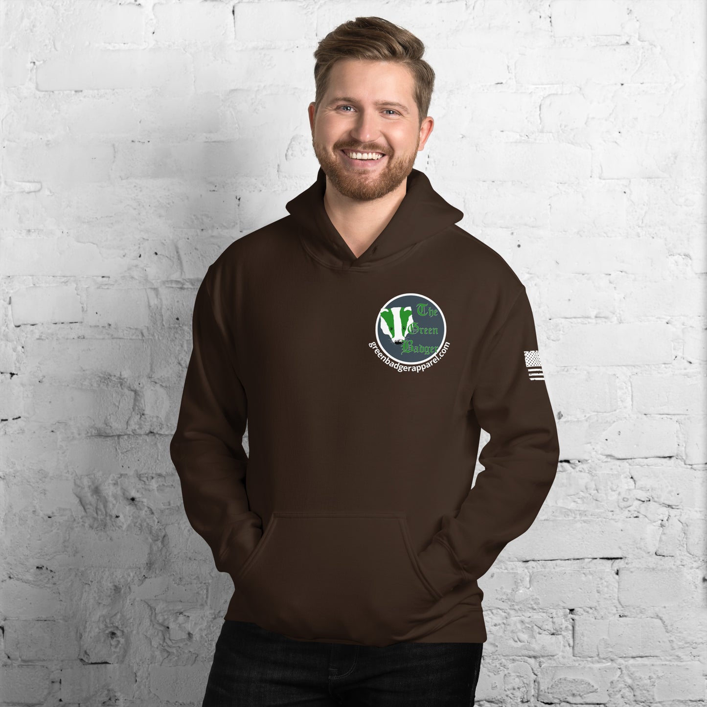 The Green Badger Unisex Hoodie