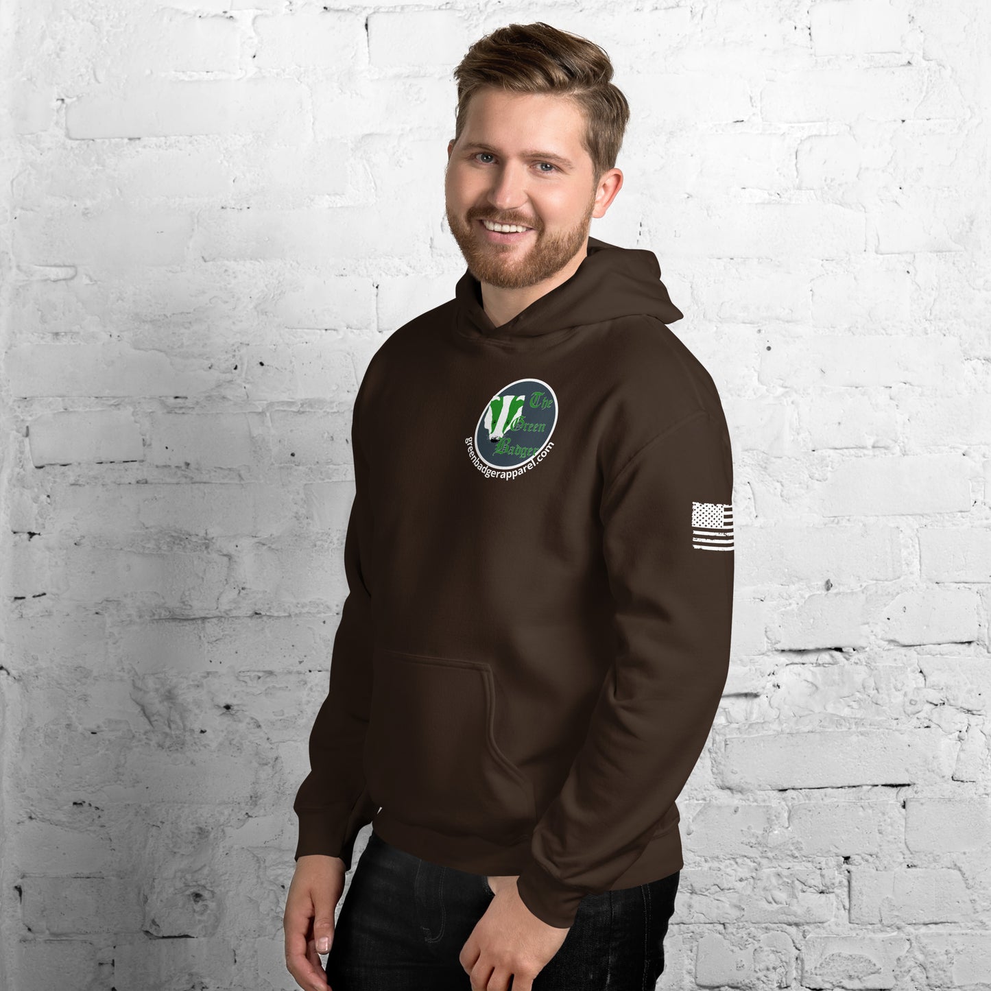 The Green Badger Unisex Hoodie