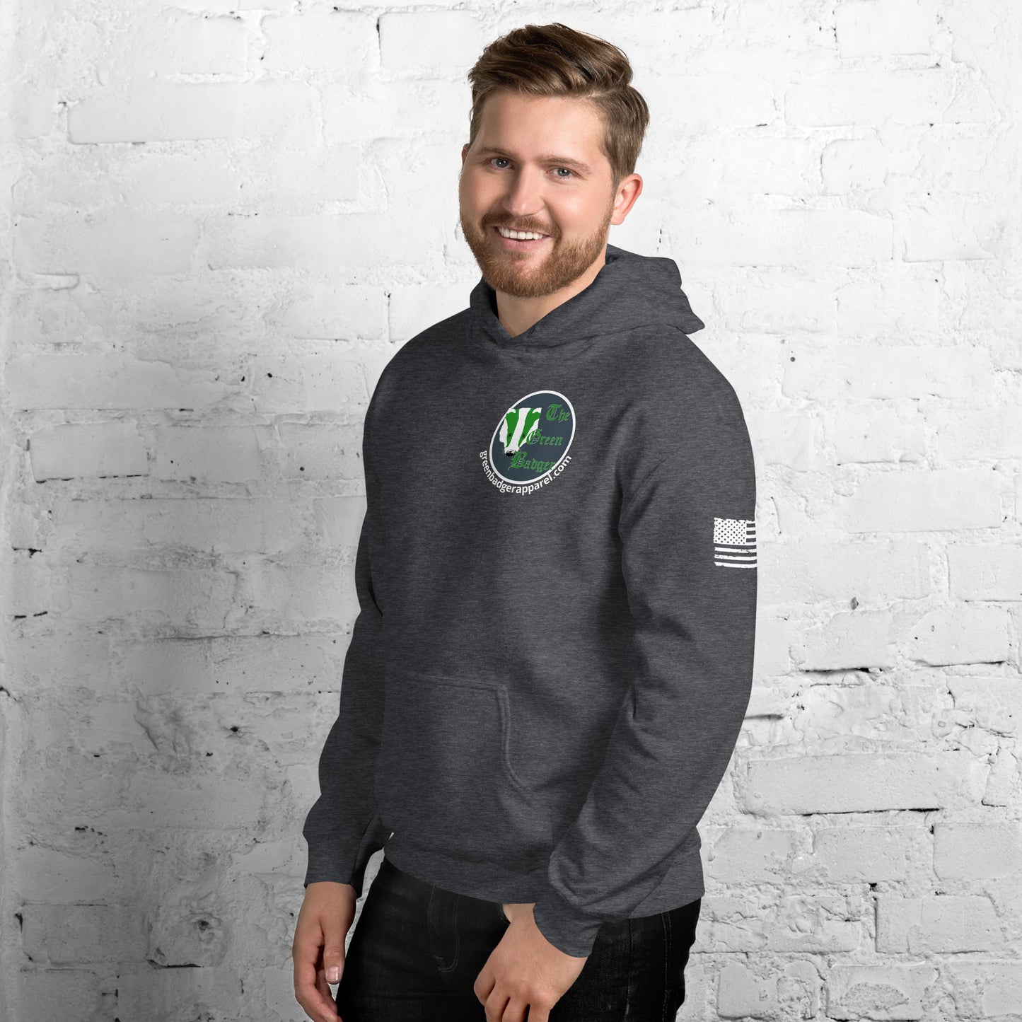 The Green Badger Unisex Hoodie