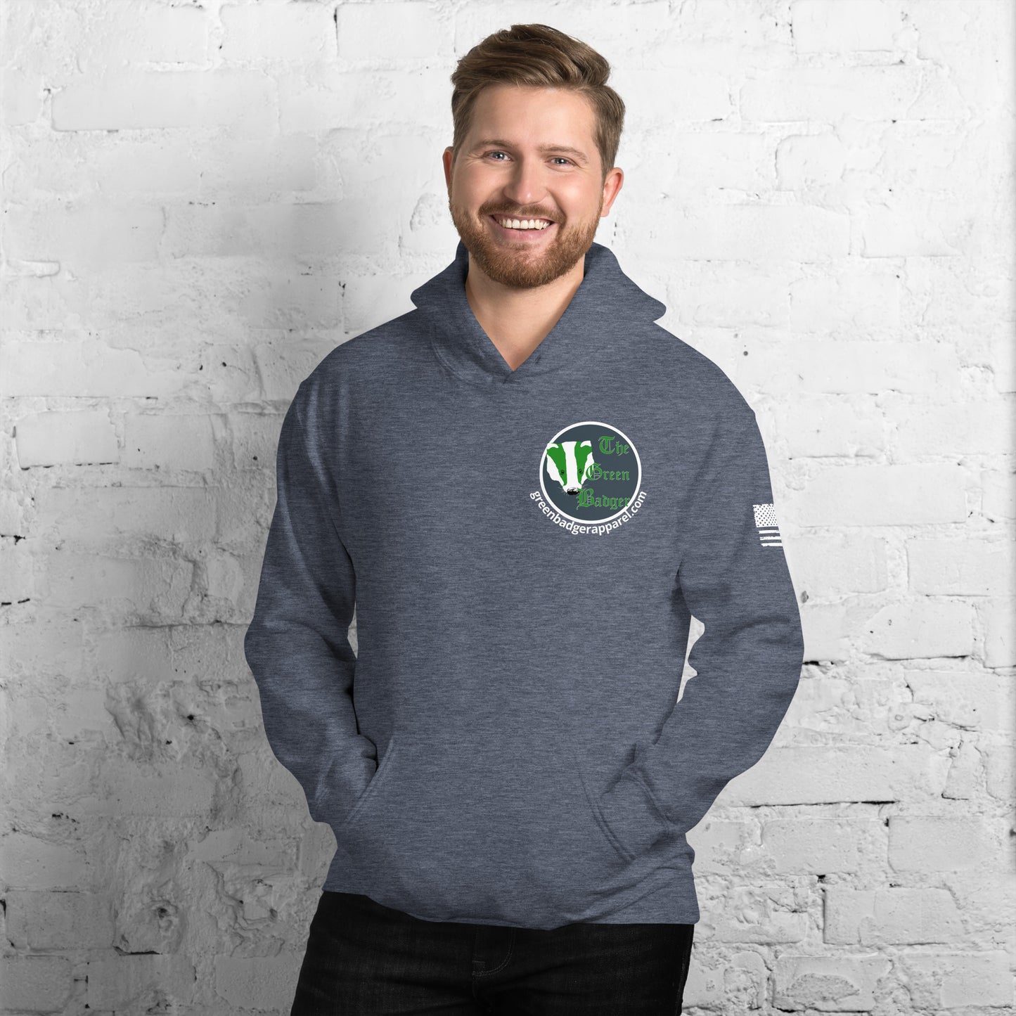 The Green Badger Unisex Hoodie
