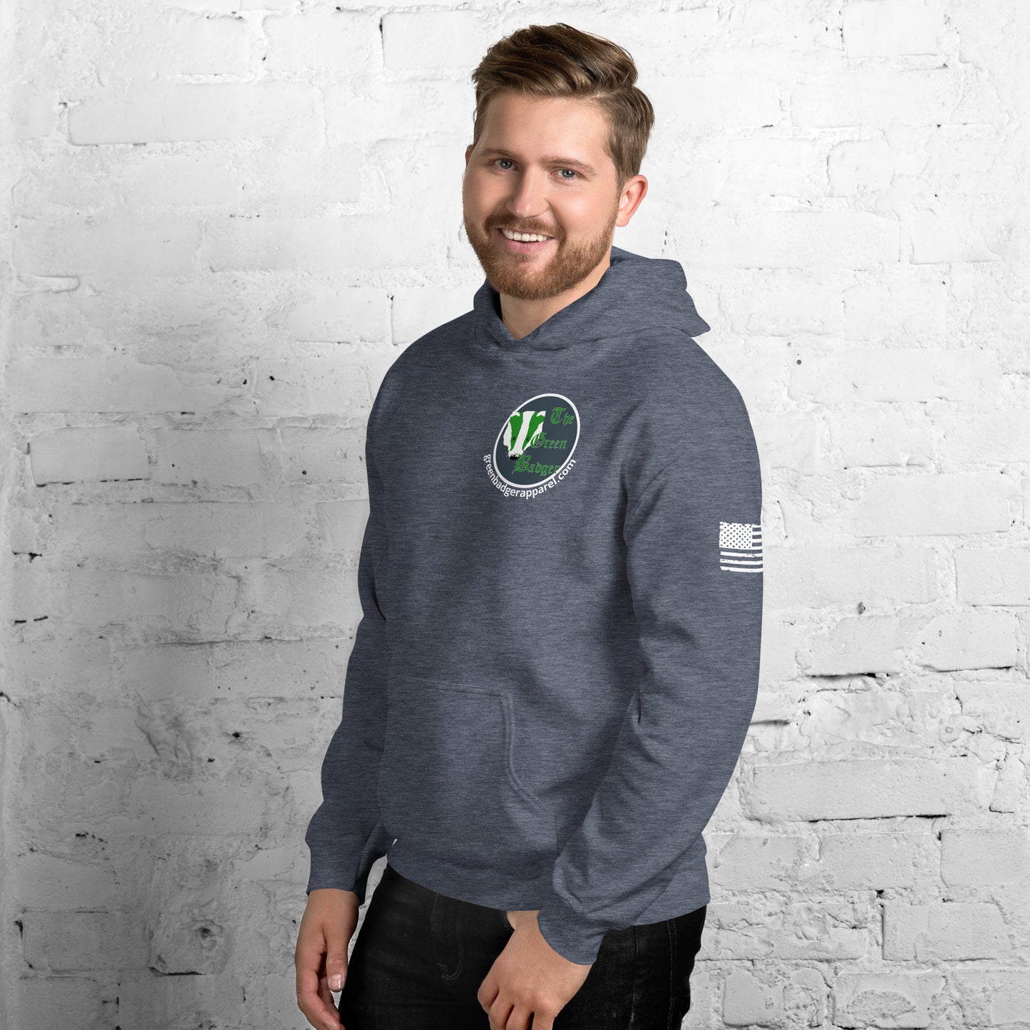 The Green Badger Unisex Hoodie