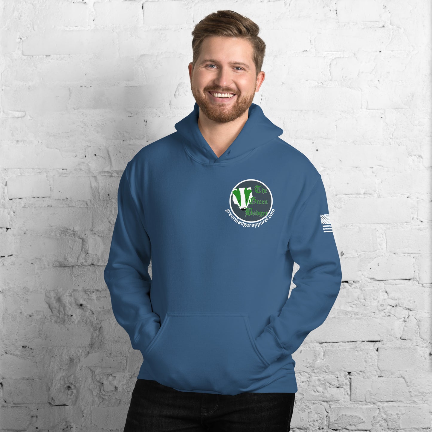 The Green Badger Unisex Hoodie