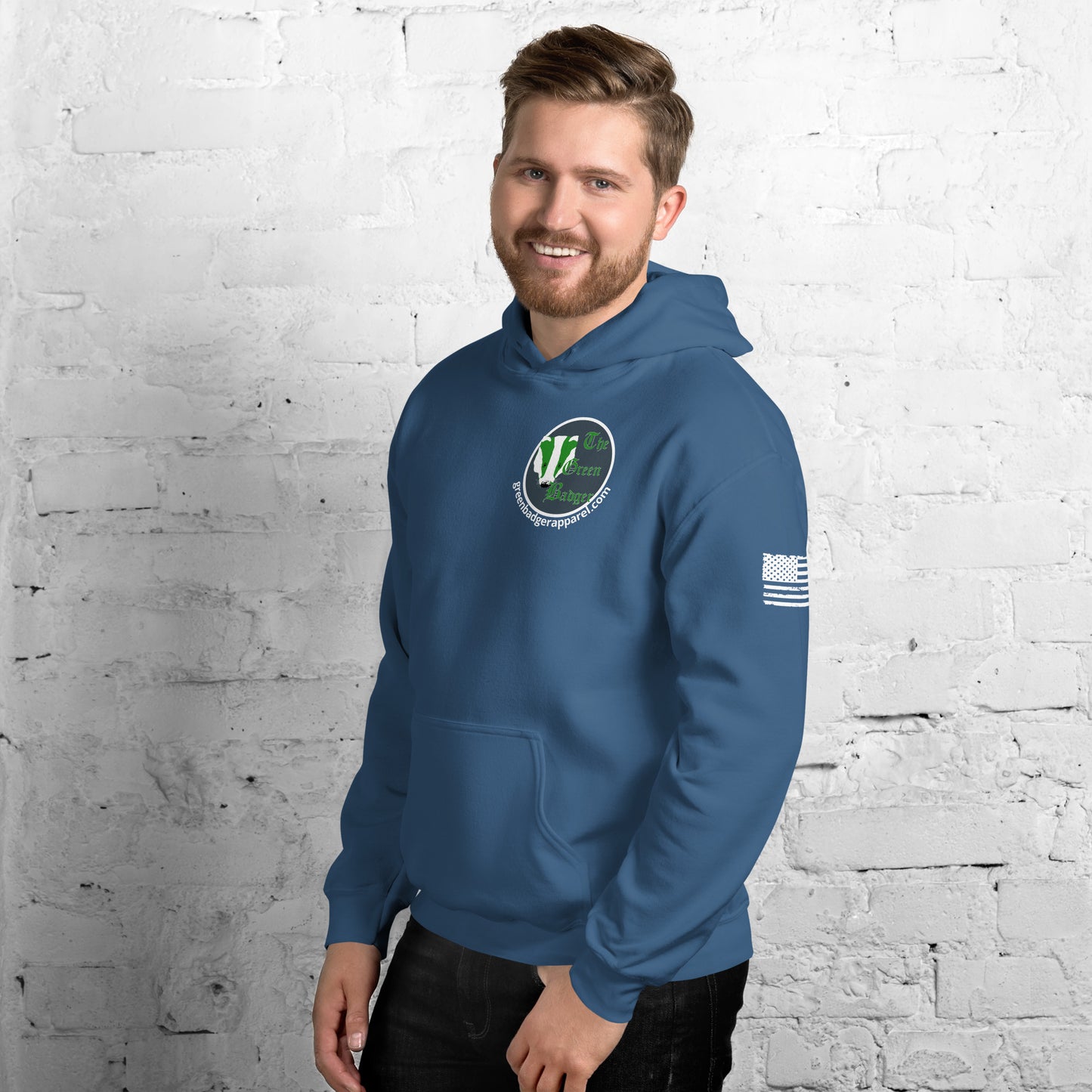 The Green Badger Unisex Hoodie