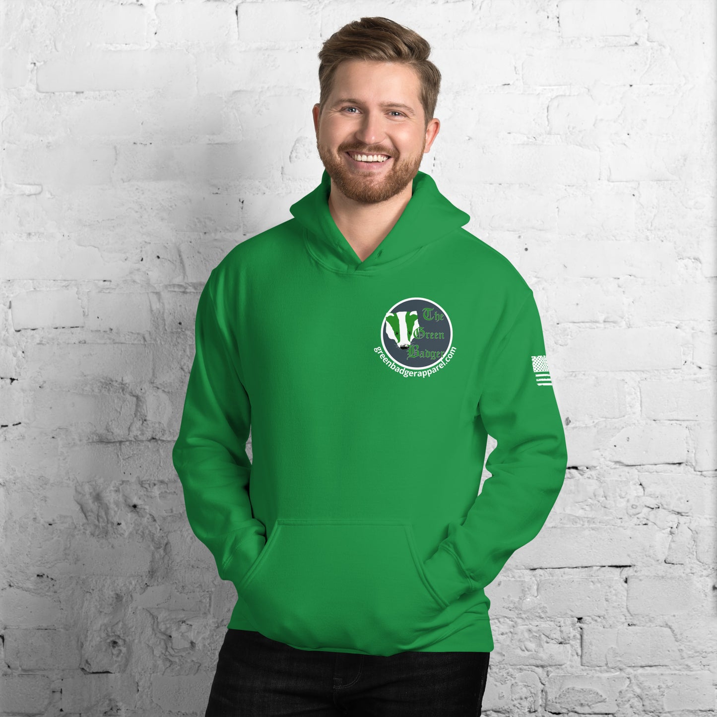 The Green Badger Unisex Hoodie