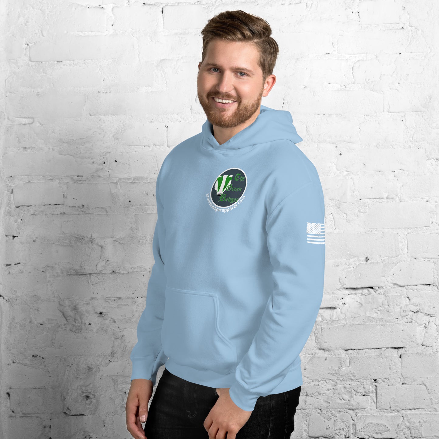 The Green Badger Unisex Hoodie