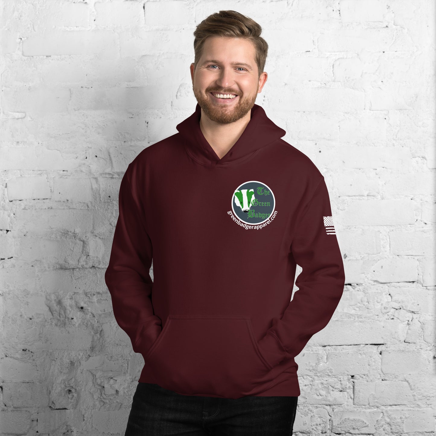 The Green Badger Unisex Hoodie