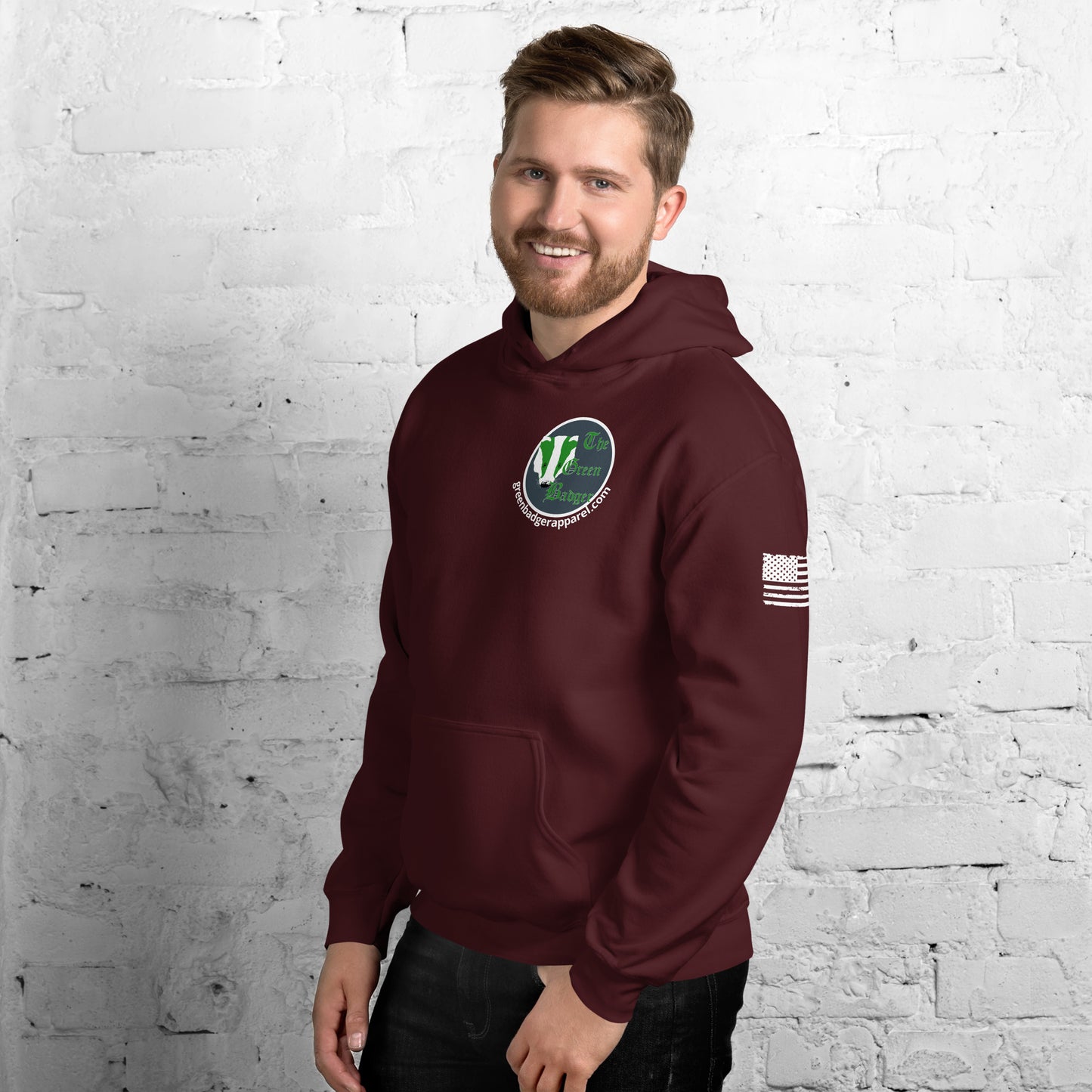 The Green Badger Unisex Hoodie