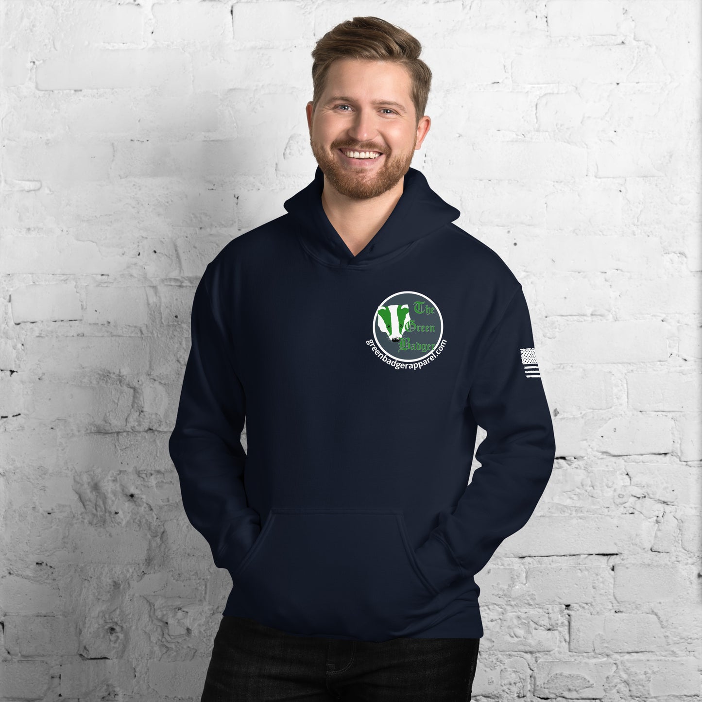 The Green Badger Unisex Hoodie