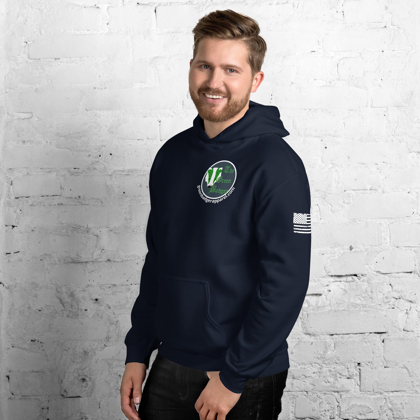 The Green Badger Unisex Hoodie