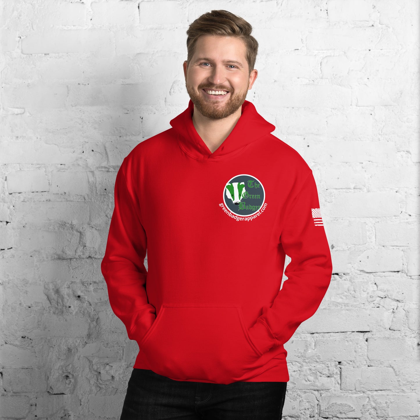 The Green Badger Unisex Hoodie