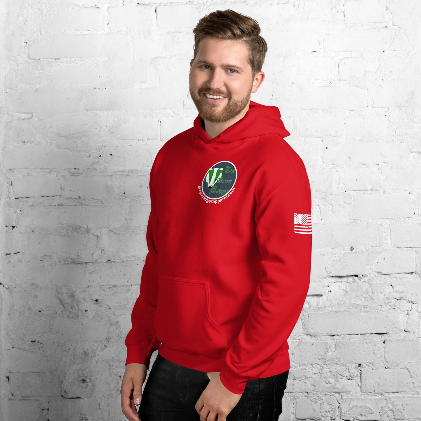 The Green Badger Unisex Hoodie