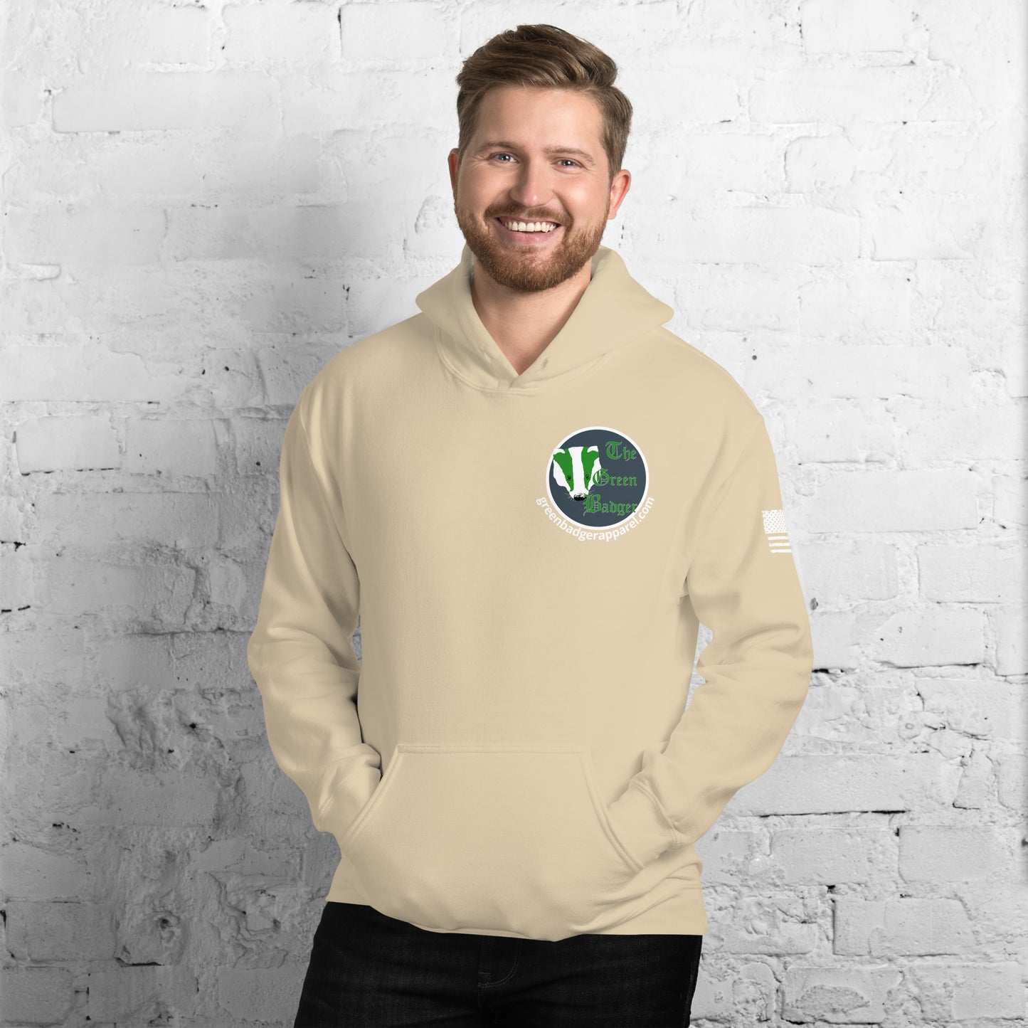 The Green Badger Unisex Hoodie