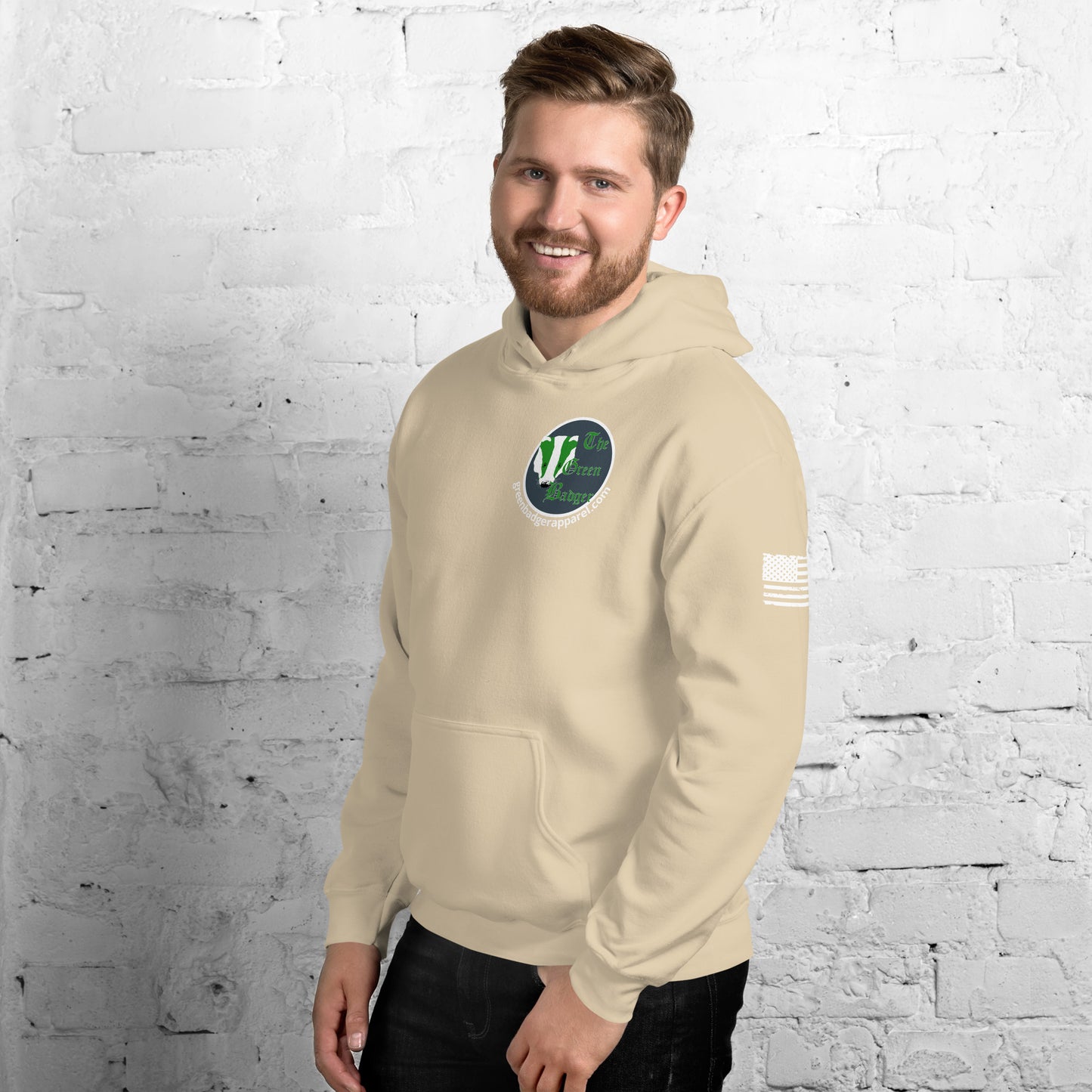 The Green Badger Unisex Hoodie