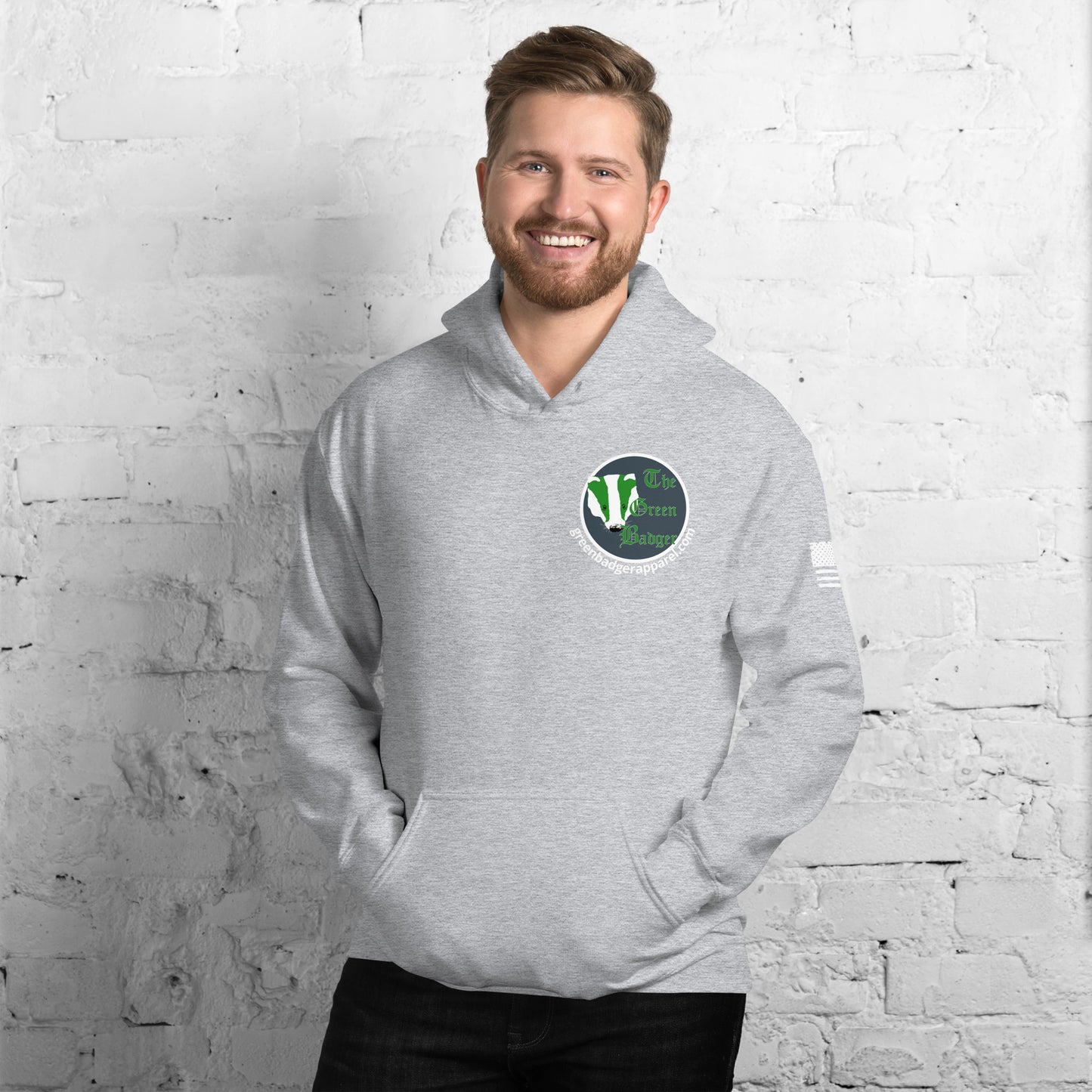 The Green Badger Unisex Hoodie