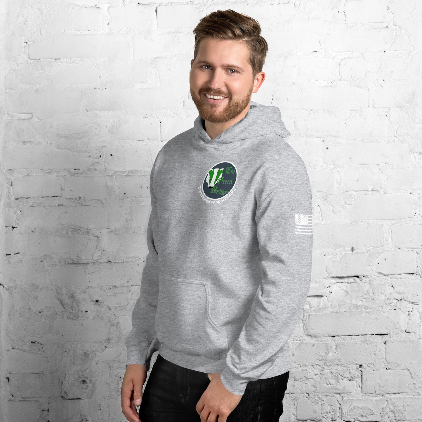 The Green Badger Unisex Hoodie