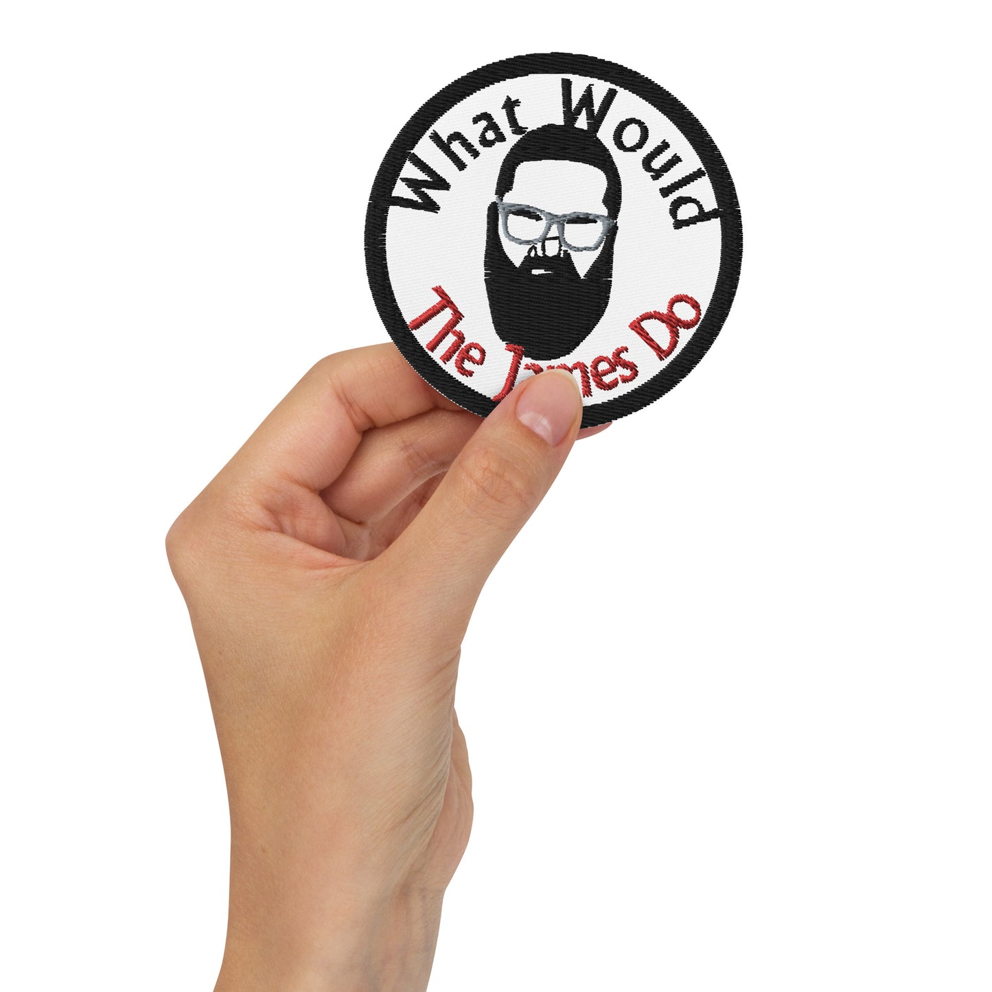 The James circle Embroidered patches