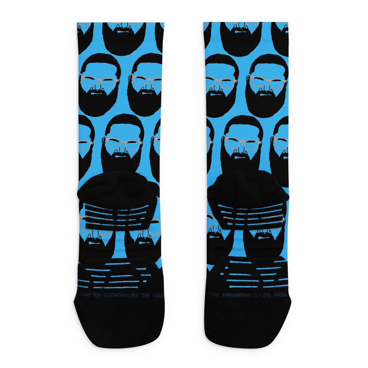 The James blue Basketball socks