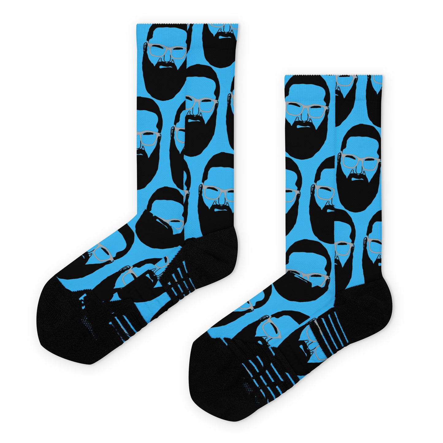 The James blue Basketball socks