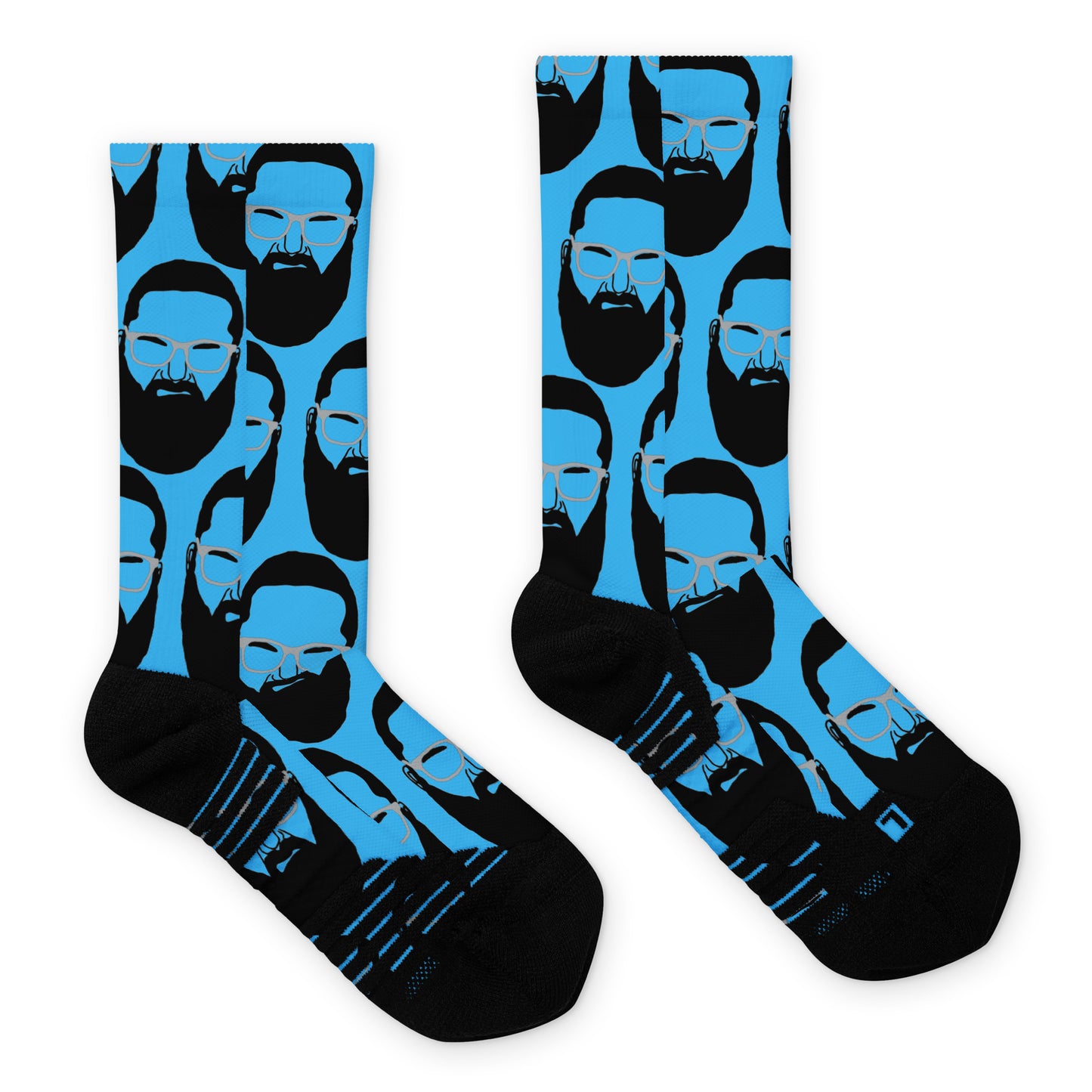 The James blue Basketball socks