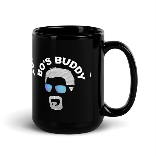 Bo's Buddy Black Glossy Mug
