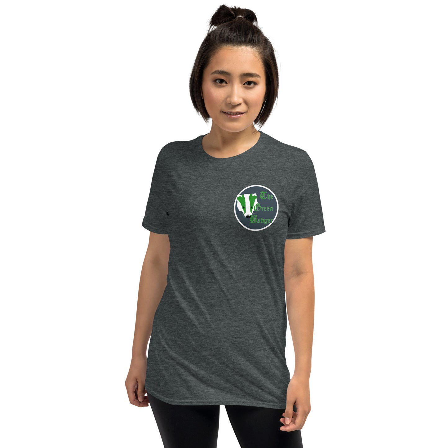 The Green Badger front and back Short-Sleeve Unisex T-Shirt